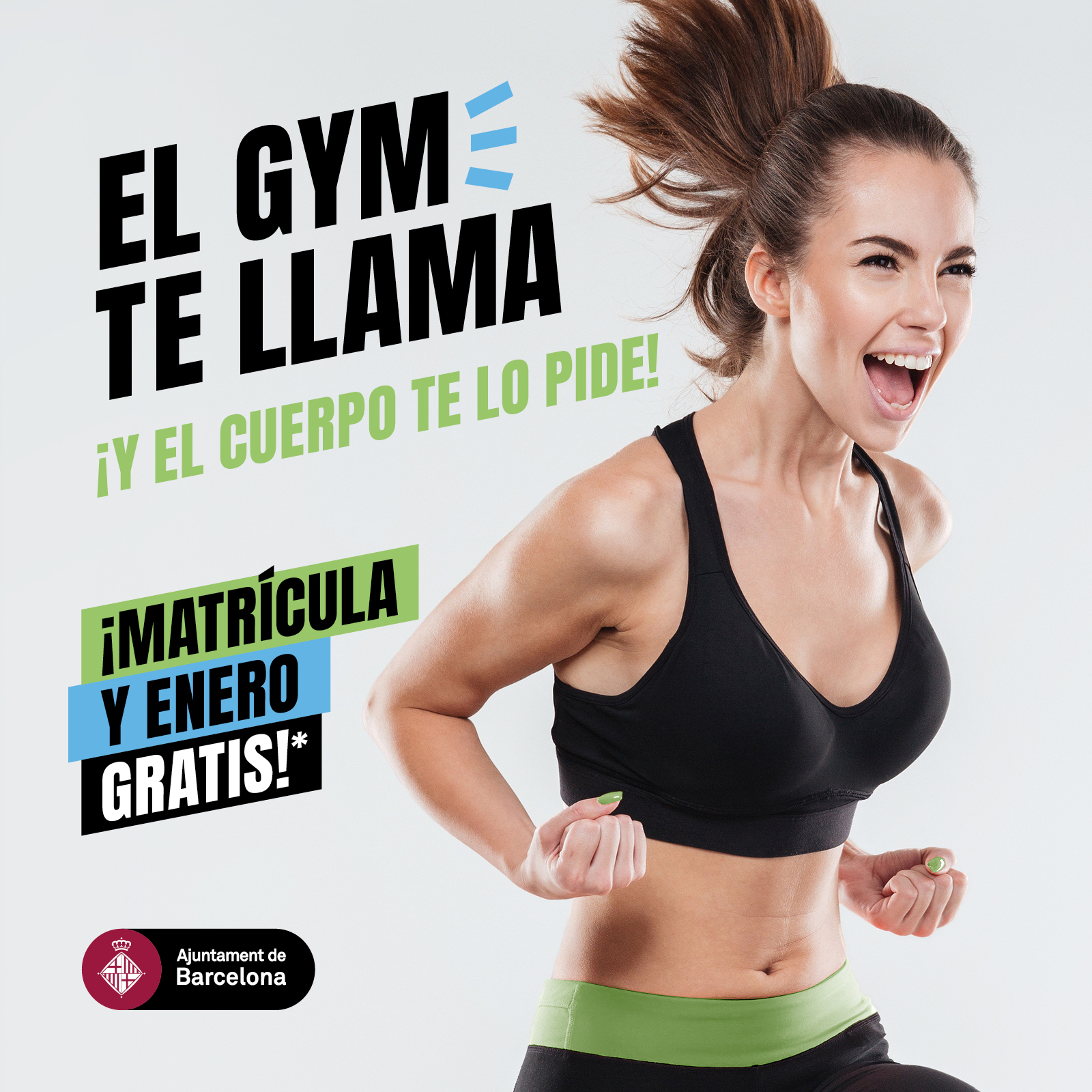 BCN22_CAMPANYA_GENER_22_POST XARXES 1200 X 1200 PX_ES el gym te llama