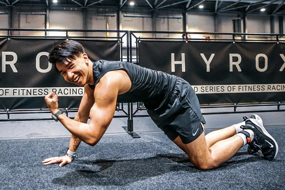 bac de roda hyrox burpees