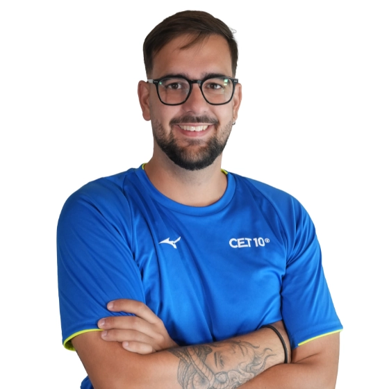 Alex Sánchez monitor de natació bac de roda