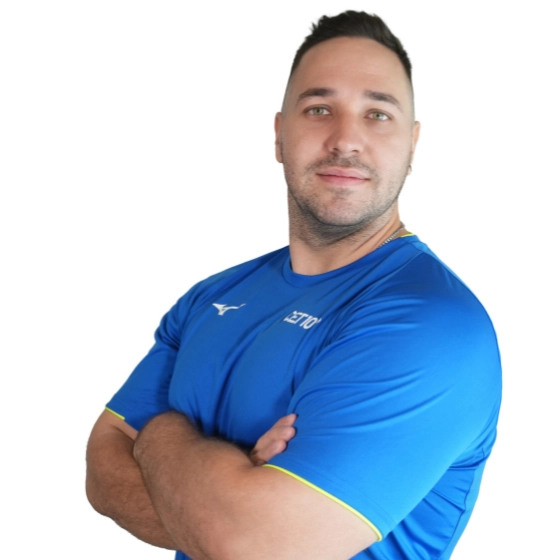 Kevin monitor de natació bac de roda